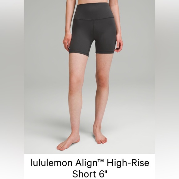 lululemon athletica Pants - Lululemon align high-rise shorts 6”